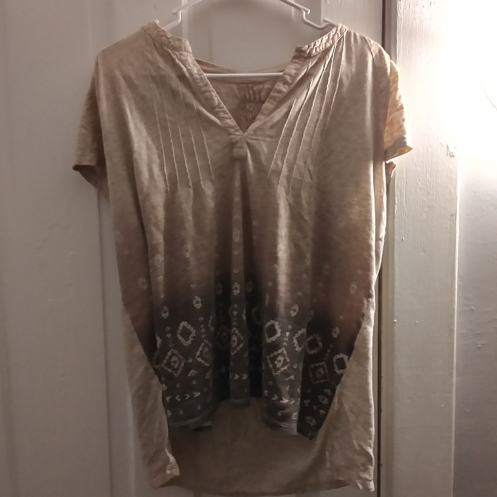 Tan and Grey T-Shirt